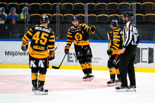 Skellefteås Joakim Lindström, Oskar Nilsson och Oscar