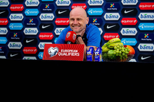 Ståle Solbakken, head coach of the Norwegian national