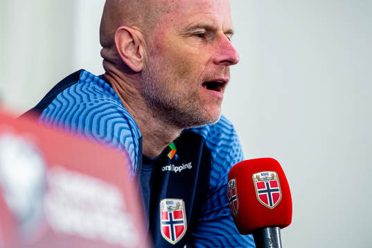 Ståle Solbakken, head coach of the Norwegian national