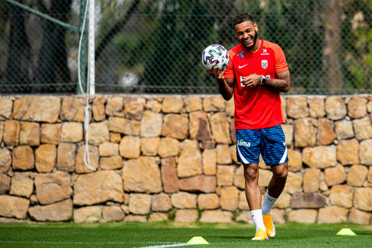 Joshua King of the Norwegian national football team