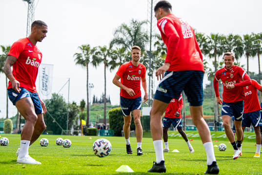 Ruben Gabrielsen, Kristoffer Ajer, Bjørn Maars Johnsen and
