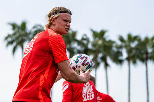 Erling Braut Haaland of the Norwegian national football team