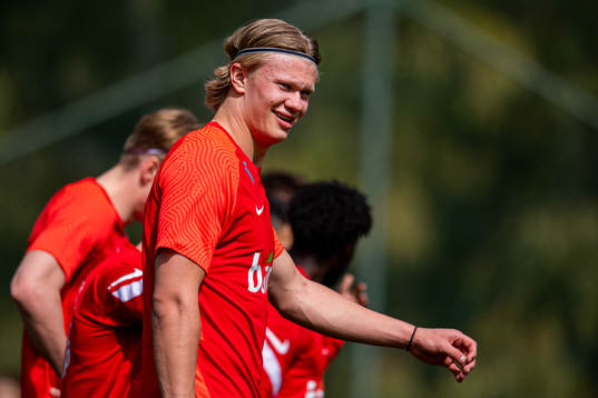 Erling Braut Haaland of the Norwegian national football team
