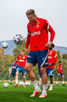 Erling Braut Haaland of the Norwegian national football team