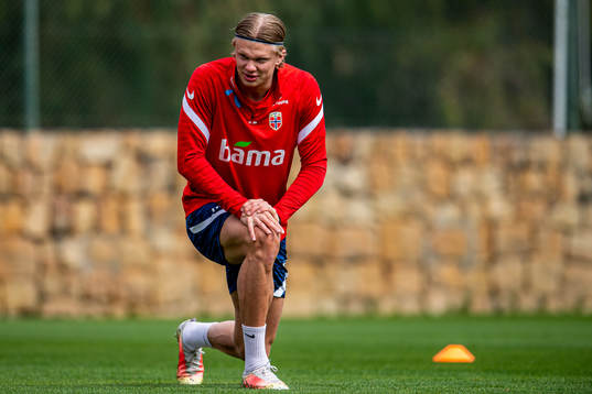 Erling Braut Haaland of the Norwegian national football team
