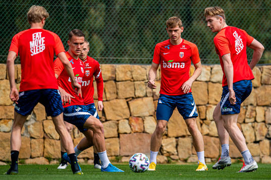 Leo Østigård, Julian Ryerson and Kristian Thorstvedt of