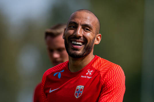 Haitam Aleesami of the Norwegian national football team
