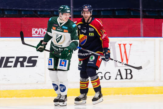 Färjestads Daniel Viksten och Djurgårdens Tom Wandell