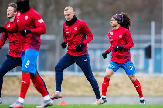 Helsingborgs Jakob Voelkerling Persson och Adam Kaied