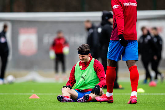 Helsingborgs Wilhelm Loeper har ont