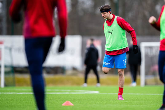 Helsingborgs Wilhelm Loeper har ont