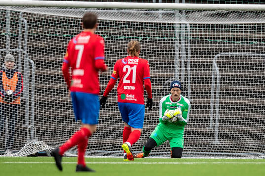 Helsingborgs målvakt Anders Lindegaard