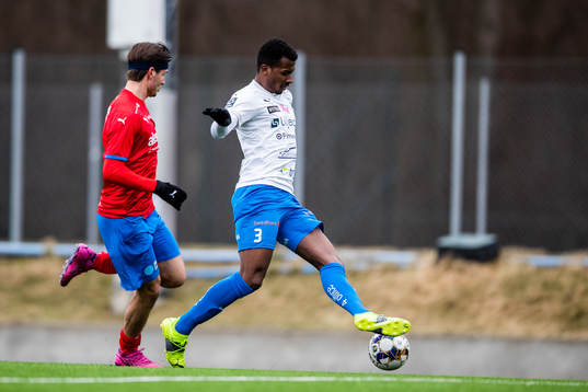 Helsingborgs Wilhelm Loeper och Värnamos Bernardo Vilar