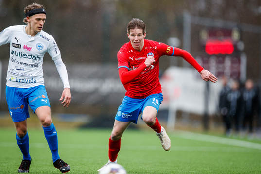 Varbergs Robin Tranberg och Helsingborgs Bödvar Bödvarsson