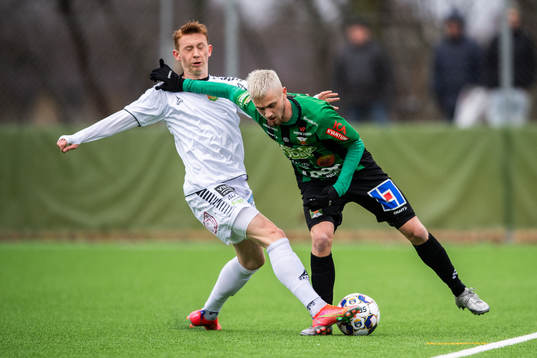 GAIS Julius Lindberg och Varbergs Albin Mörfelt