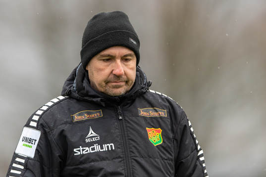GAIS tränare Stefan Jacobsson deppar