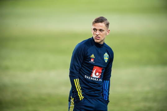 Jesper Karlsson of the Swedish national football team