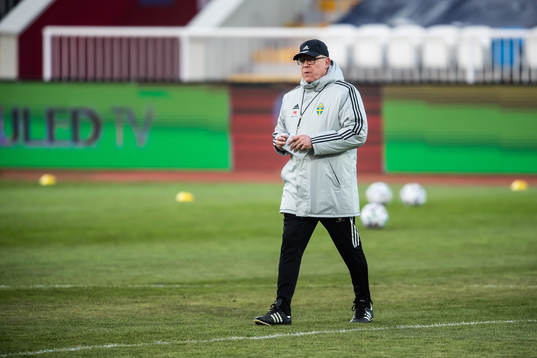 Janne Andersson, head coach of the Swedish national