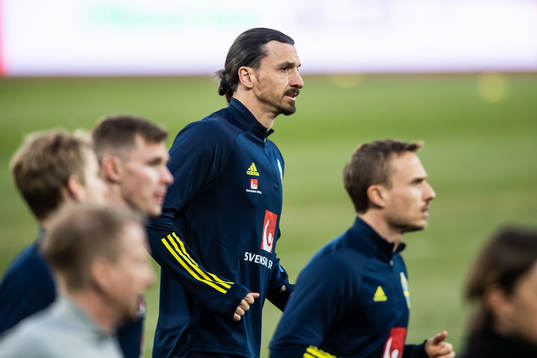 Zlatan Ibrahimovic of the Swedish national football team
