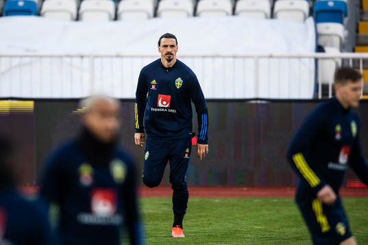 Zlatan Ibrahimovic of the Swedish national football team