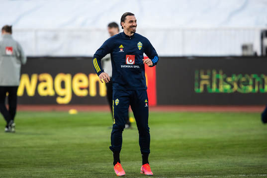 Zlatan Ibrahimovic of the Swedish national football team