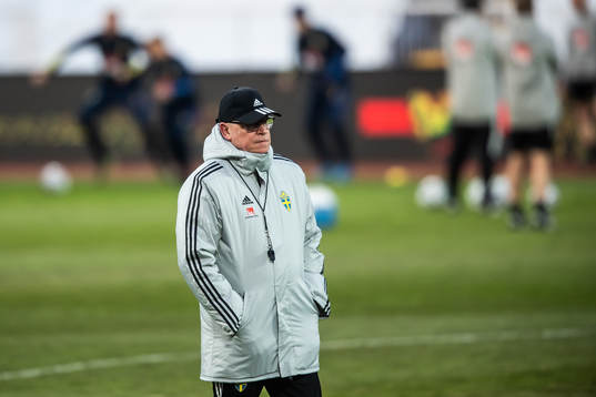 Janne Andersson, head coach of the Swedish national