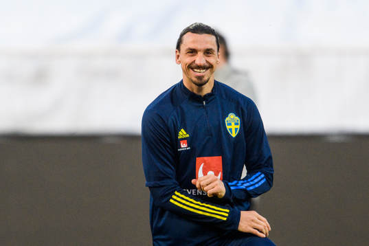 Zlatan Ibrahimovic of the Swedish national football team