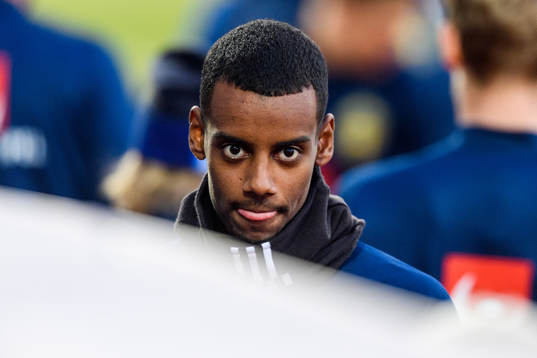 Alexander Isak of the Swedish national football team