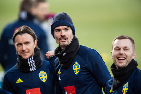 Kristoffer Olsson, Mikael Lustig and Sebastian Larsson of