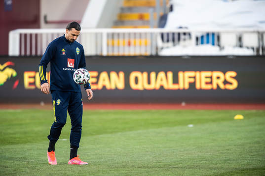Zlatan Ibrahimovic of the Swedish national football team