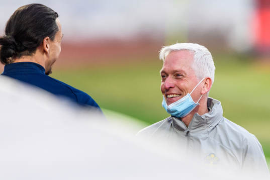 Zlatan Ibrahimovic and Håkan Sjöstrand, General secretary