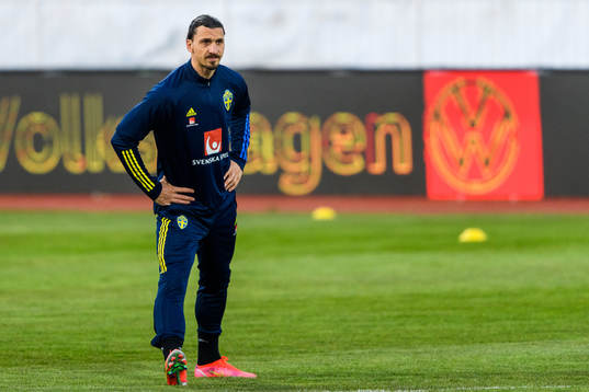 Zlatan Ibrahimovic of the Swedish national football team