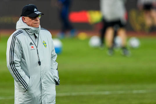 Janne Andersson, head coach of the Swedish national