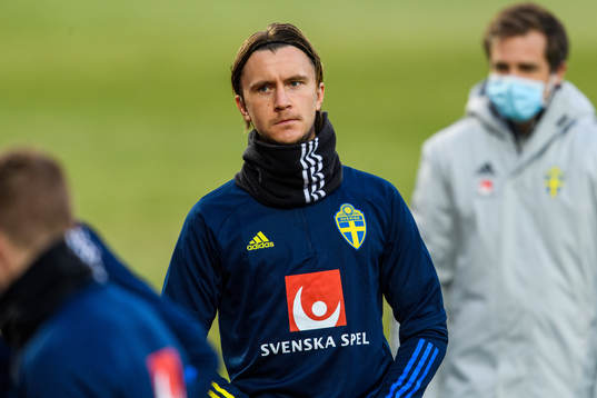 Kristoffer Olsson of the Swedish national football team