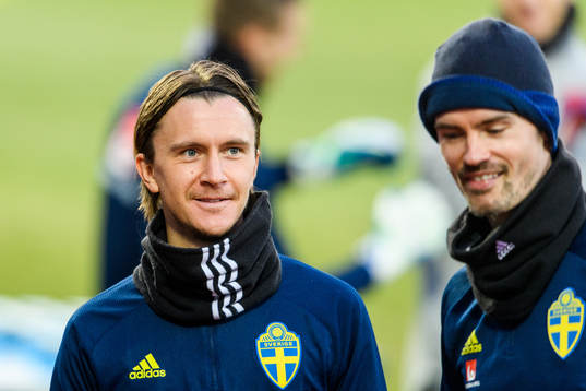 Kristoffer Olsson of the Swedish national football team
