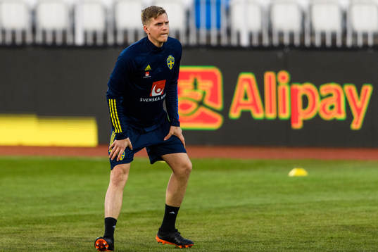 Joakim Nilsson of the Swedish national football team