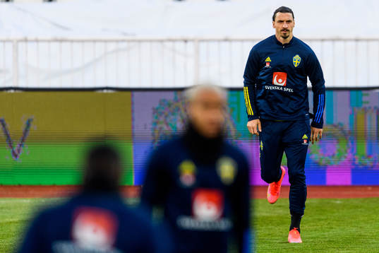 Zlatan Ibrahimovic of the Swedish national football team