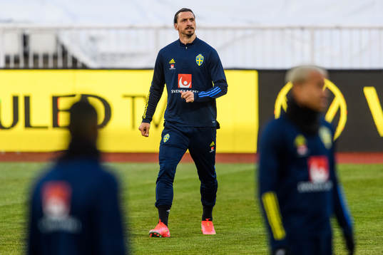 Zlatan Ibrahimovic of the Swedish national football team