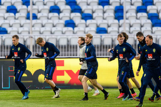 Viktor Claesson, Carl Starfelt , Filip Helander and Emil