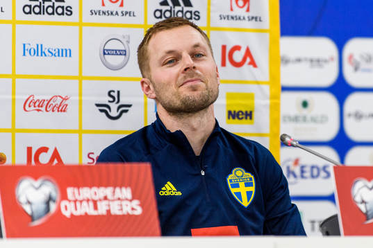 Sebastian Larsson of the Swedish national football team
