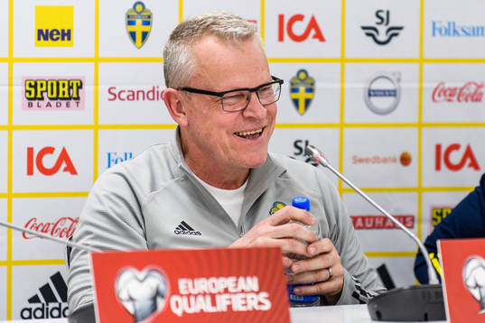 Janne Andersson, head coach of the Swedish national
