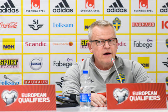 Janne Andersson, head coach of the Swedish national