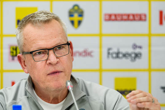 Janne Andersson, head coach of the Swedish national