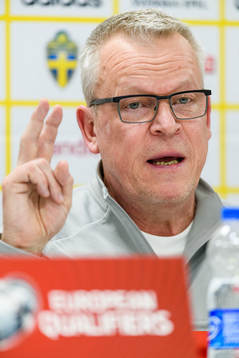 Janne Andersson, head coach of the Swedish national