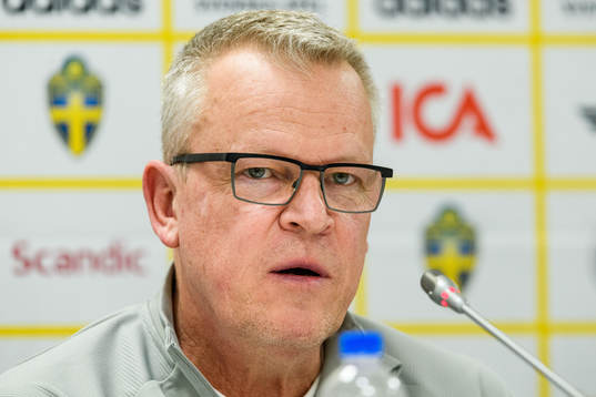 Janne Andersson, head coach of the Swedish national