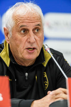 Bernard Challandes, head coach of the Kosovo national