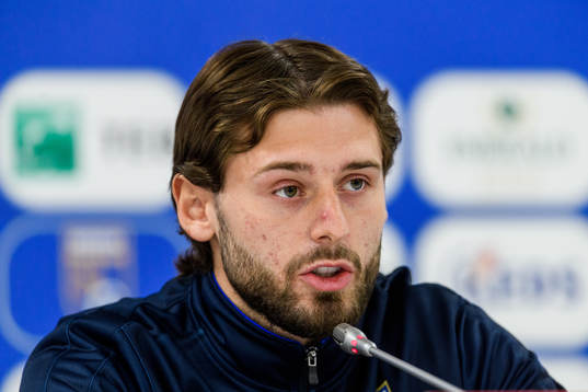 Arber Zeneli of the Kosovo national football team