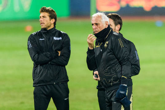 Bernard Challandes, head coach of the Kosovo national