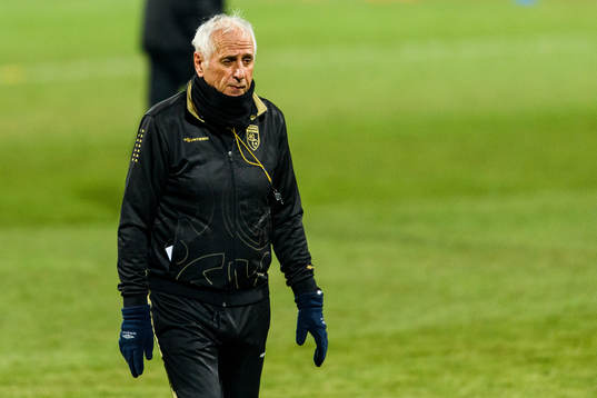 Bernard Challandes, head coach of the Kosovo national