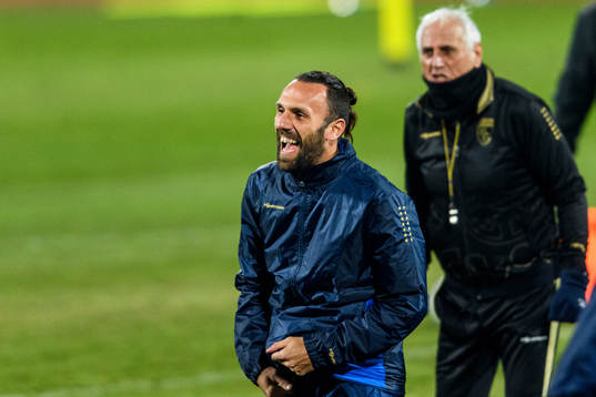 Vedat Muriqi of the Kosovo national football team